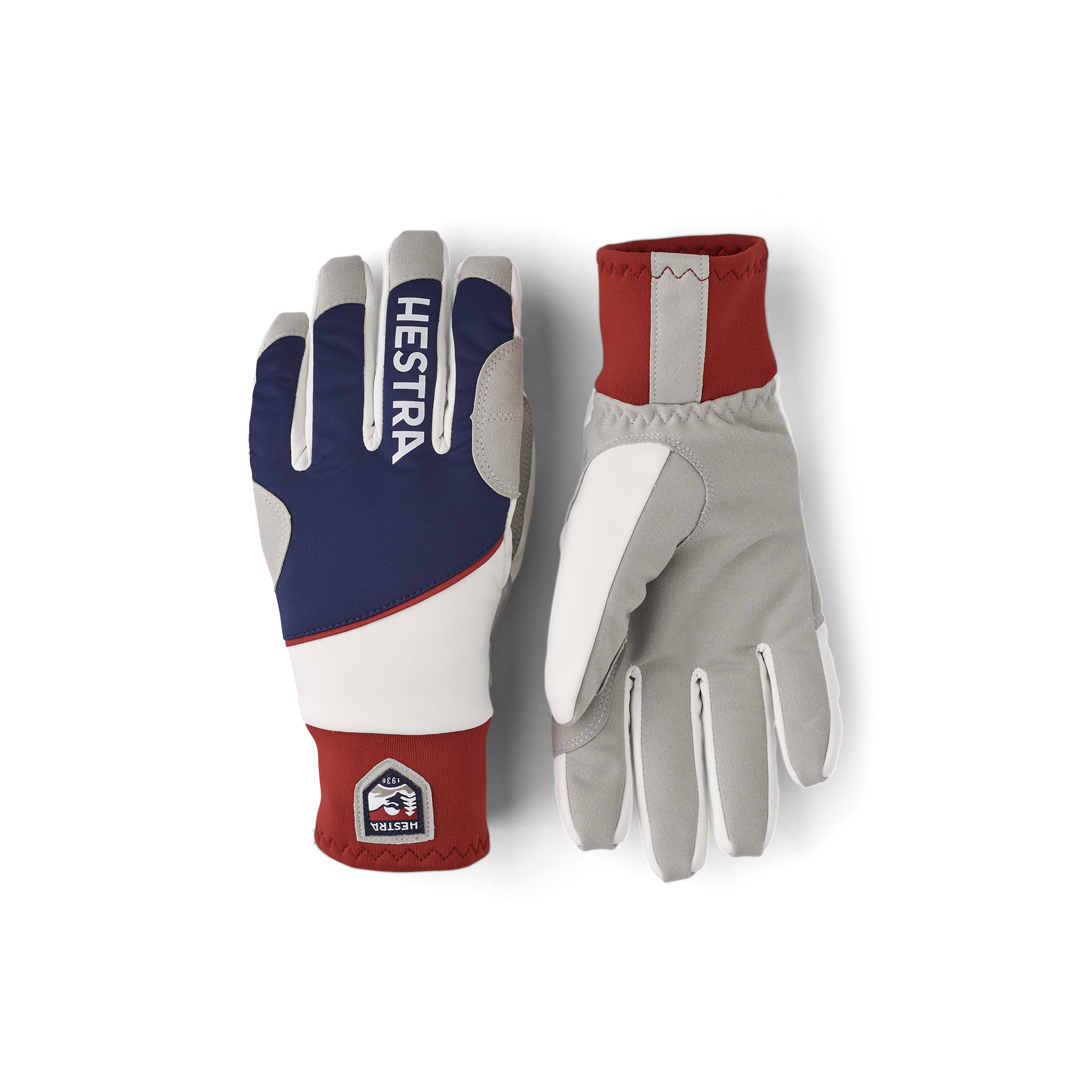 【定価27500】HESTRA スキーグローブ 054 ホワイト/フレイムレッド Comfort Tracker - 5 finger – Hestra Gloves