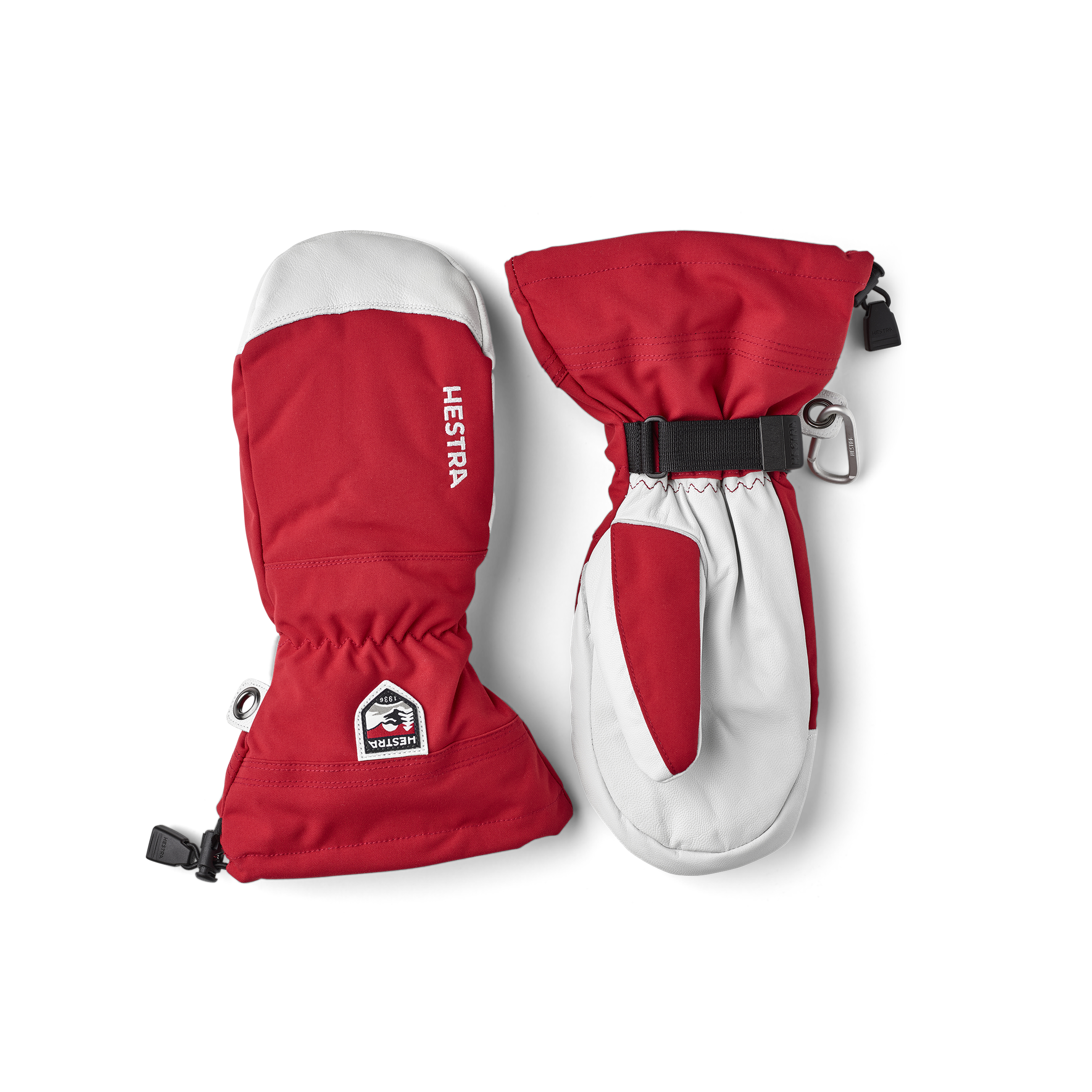 スキー・スノーボードアクセサリー HESTRA HELLI SKI MITT Army Leather Heli Ski - mitt – Hestra Gloves
