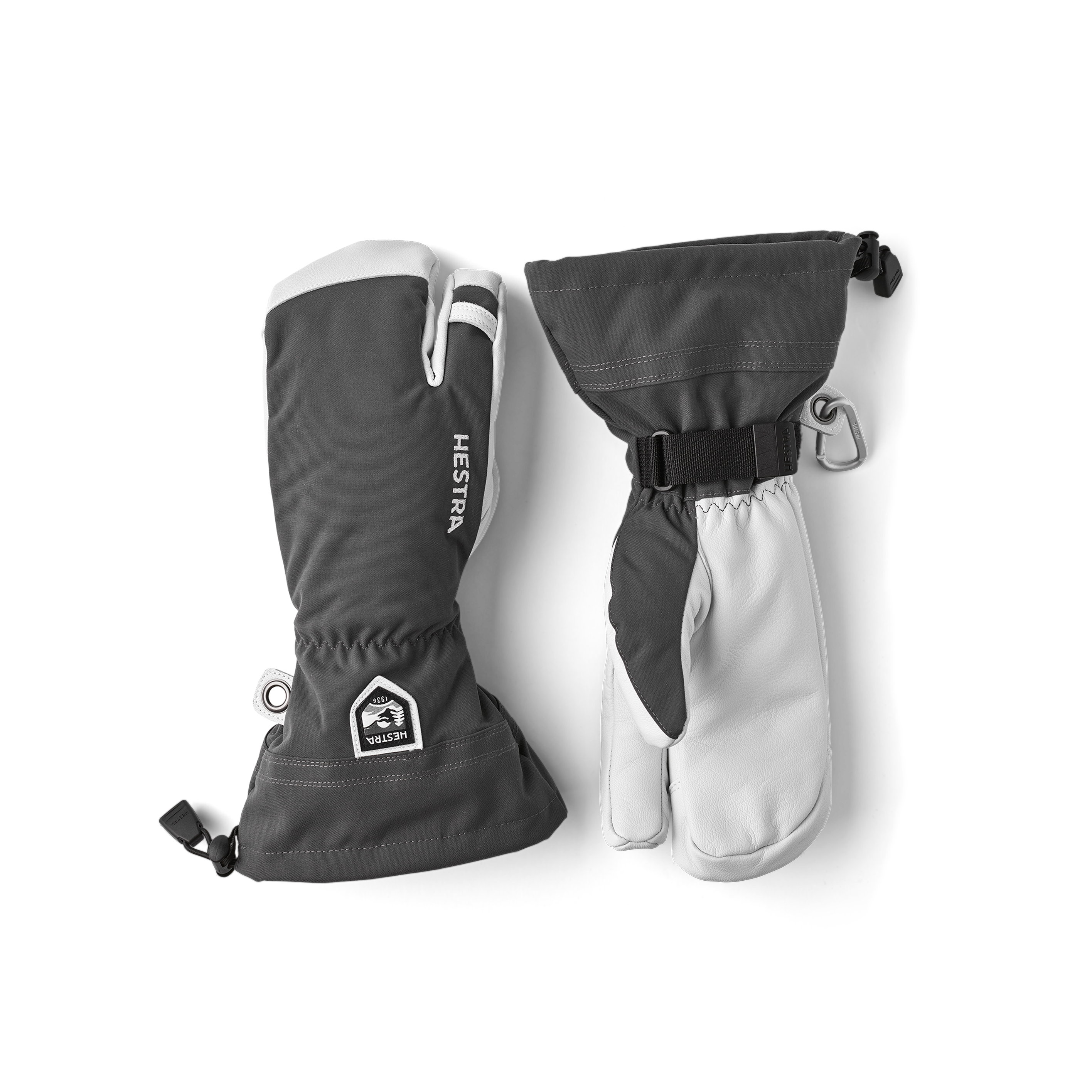 スキー・スノーボードアクセサリー Hestra Alpine Pro 3-Finger Army Leather Heli Ski - 3 finger – Hestra Gloves