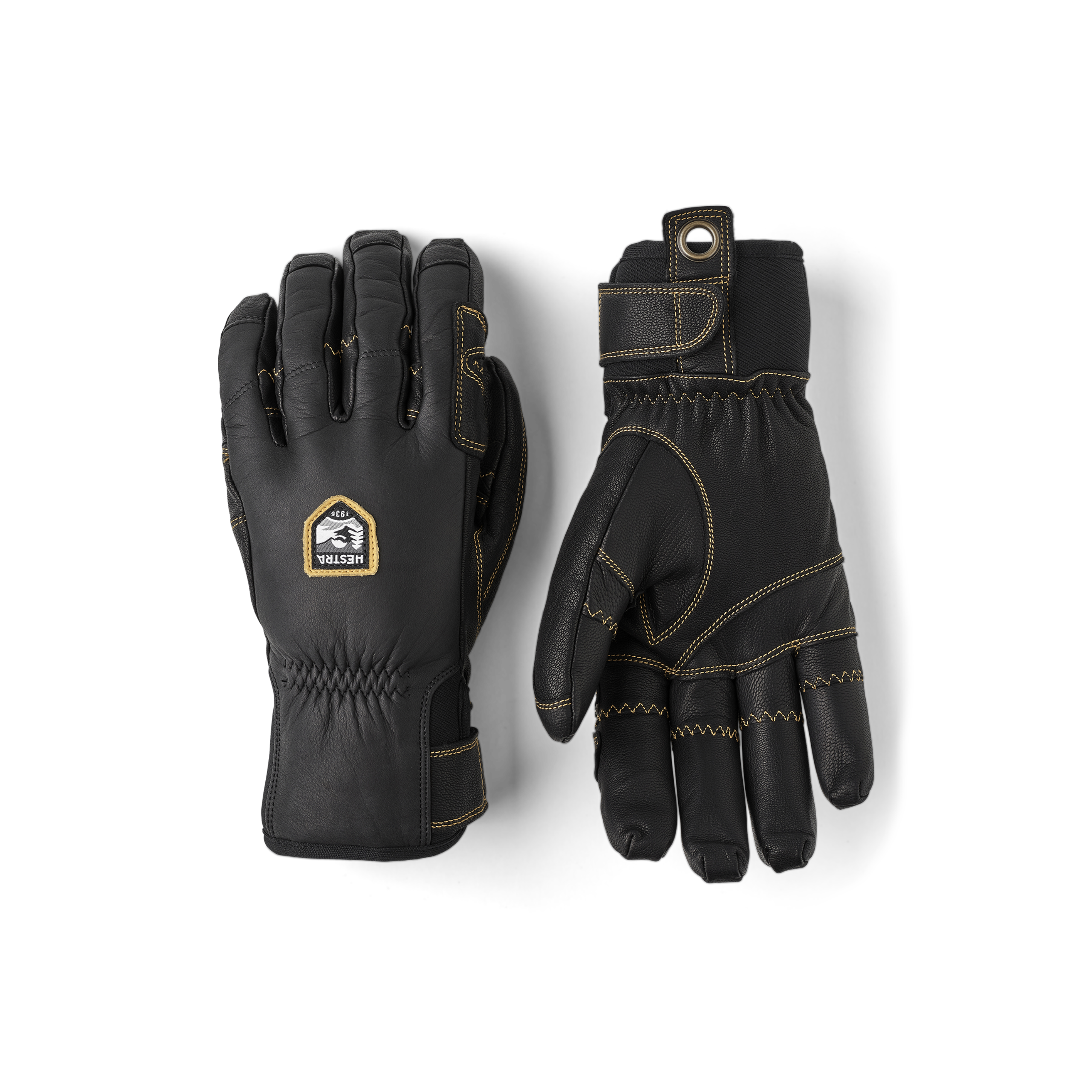 HESTRA(ヘストラ) ERGO GRIP ACTIVE Black Ergo Grip Incline - 5 finger – Hestra Gloves