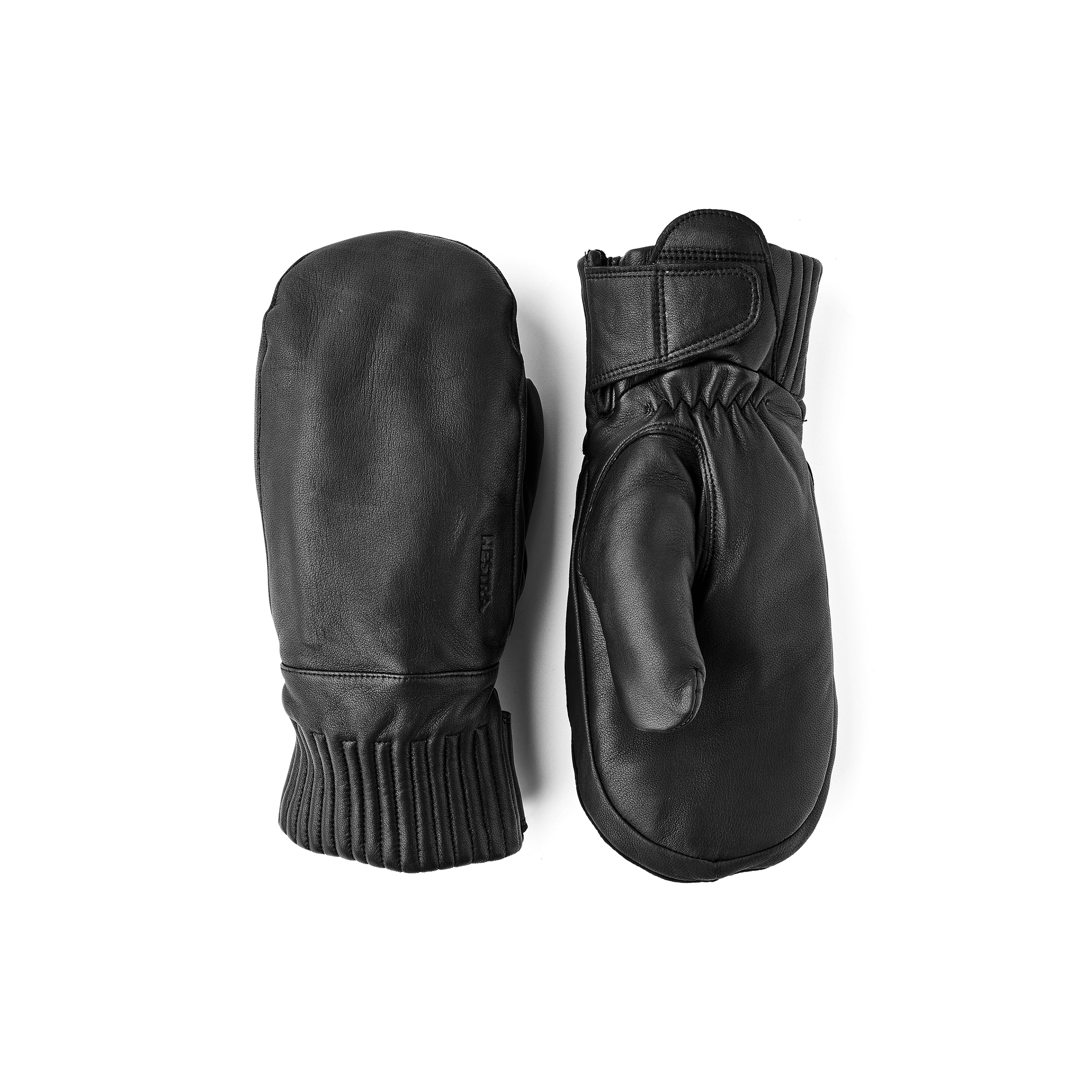 Black hairsheep mitten