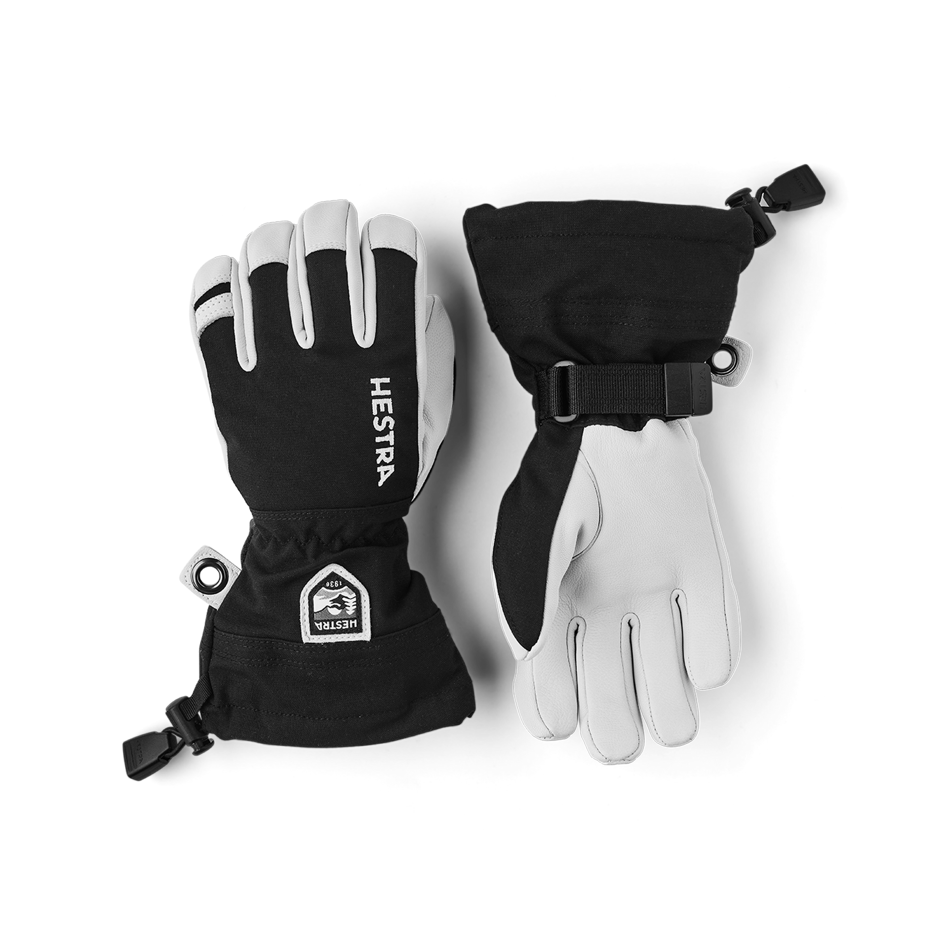 Army Leather Heli Ski Jr. - 5 finger – Hestra Gloves