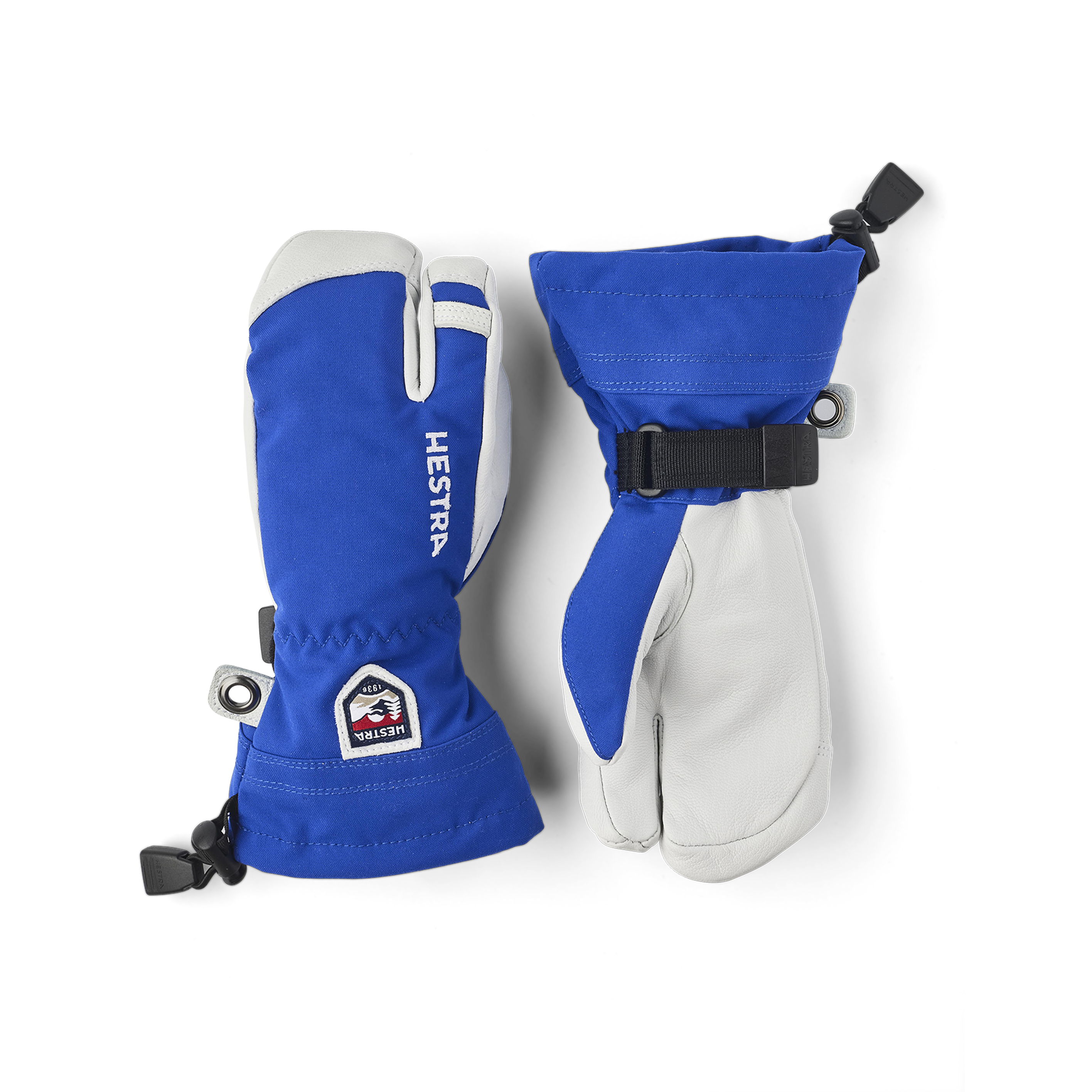 hestra handschuhe 3-finger Army Leather Heli Ski Jr