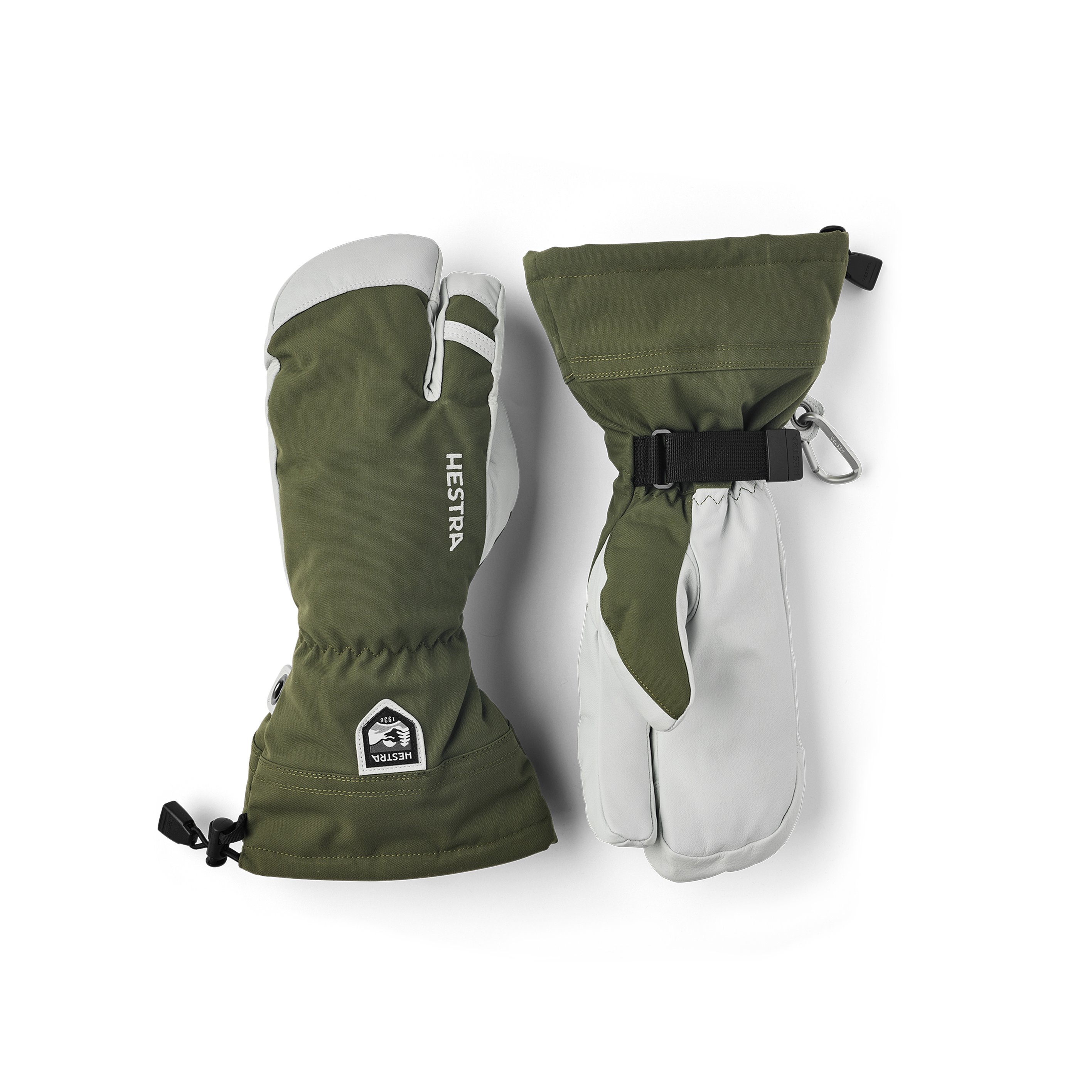 Army Leather Heli Ski - 3 finger